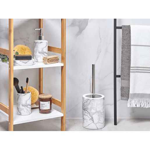 Conjunto de 4 acessórios para a casa de banho ARAUCO Cerâmica Branco
