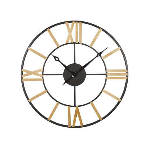 Relógio de parede VALSOT 80 cm Metal Dourado