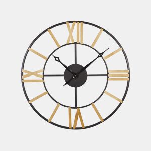 Relógio de parede VALSOT 80 cm Metal Dourado