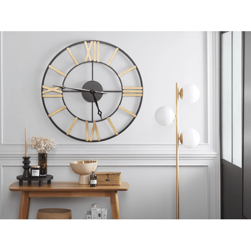 Relógio de parede VALSOT 80 cm Metal Dourado