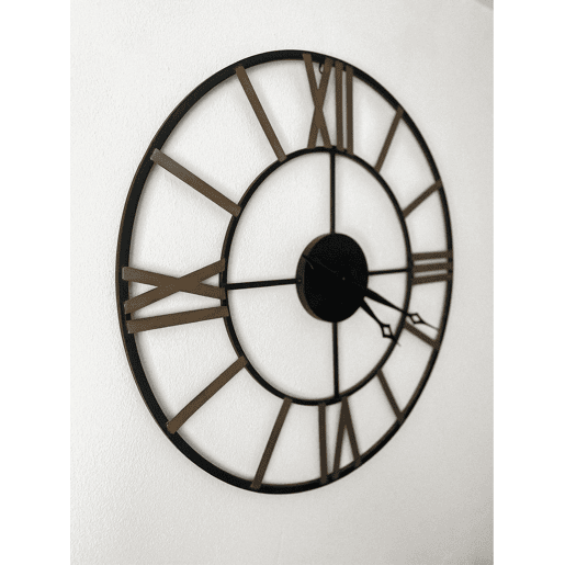 Relógio de parede VALSOT 80 cm Metal Dourado