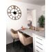 Beliani Reloj de pared VALSOT Beliani Reloj de pared VALSOT Negro
