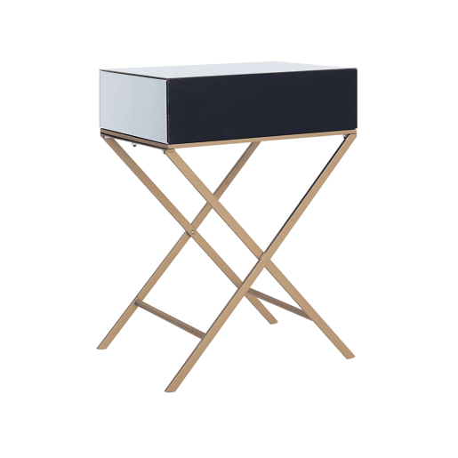 Mesa de apoio VIVY Vidro Prateado Mesa de apoio VIVY Vidro Prateado