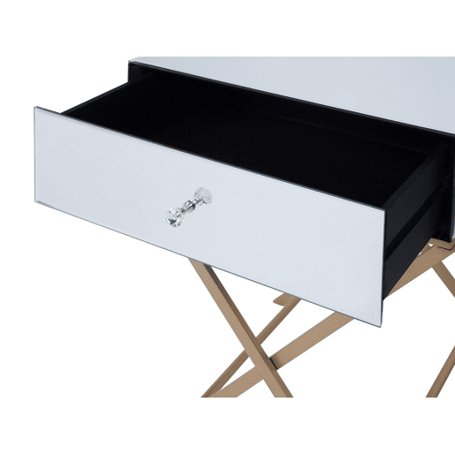 Mesa de apoio VIVY Vidro Prateado Mesa de apoio VIVY Vidro Prateado