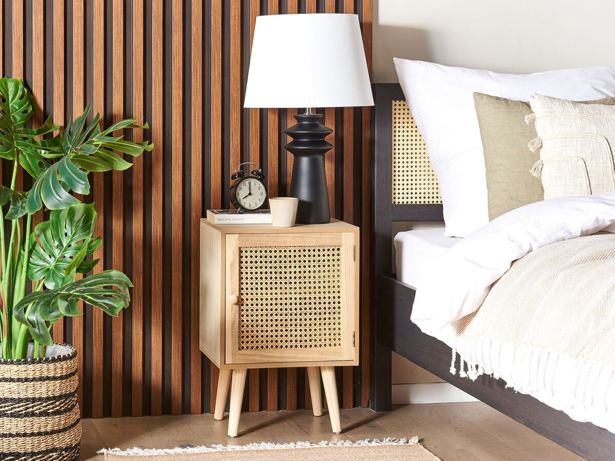 Beliani Mesita de noche ALMO