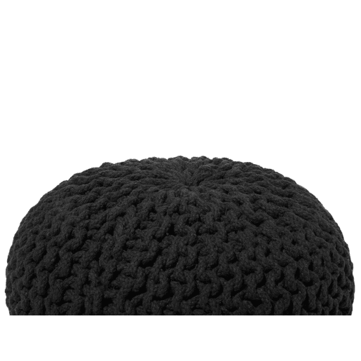 Pufe CONRAD Algodão Preto 40 cm 40 cm 25 cm Pufe CONRAD Algodão Preto 40 cm 40 cm 25 cm