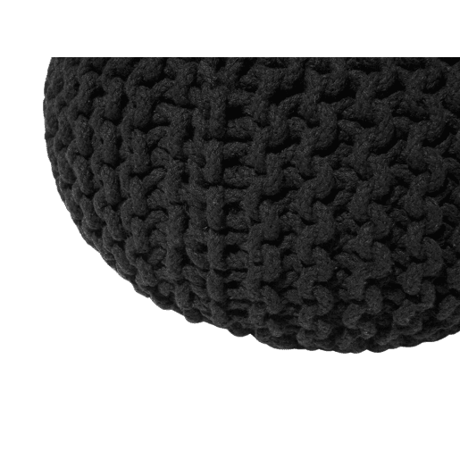 Pufe CONRAD Algodão Preto 40 cm 40 cm 25 cm Pufe CONRAD Algodão Preto 40 cm 40 cm 25 cm