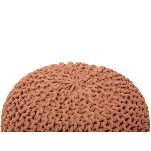 Pufe CONRAD Algodão Cobre 40 cm 40 cm 25 cm
