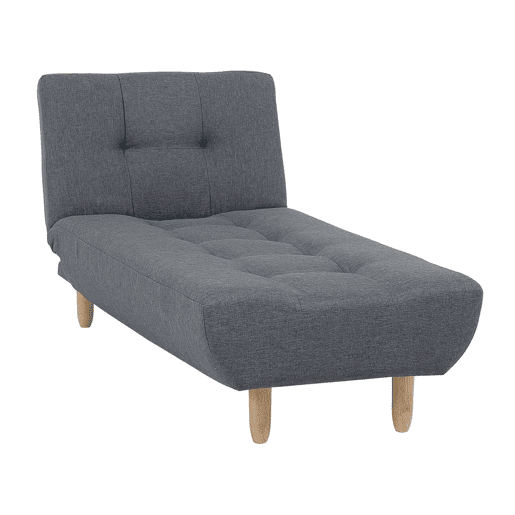 Beliani Chaise longue Poliéster ALSTEN
