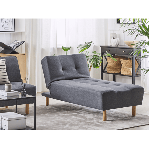 Beliani Chaise longue Poliéster ALSTEN