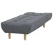 Beliani Chaise longue Poliéster ALSTEN Beliani Chaise longue Poliéster ALSTEN Gris Oscuro