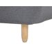 Beliani Chaise longue Poliéster ALSTEN Beliani Chaise longue Poliéster ALSTEN Gris Oscuro