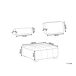 Beliani Sillón modular Poliéster TIBRO Beliani Sillón modular Poliéster TIBRO Gris