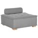 Beliani Sillón modular Poliéster TIBRO Beliani Sillón modular Poliéster TIBRO Gris