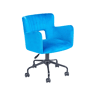 Cadeira de escritório SANILAC Veludo Azul