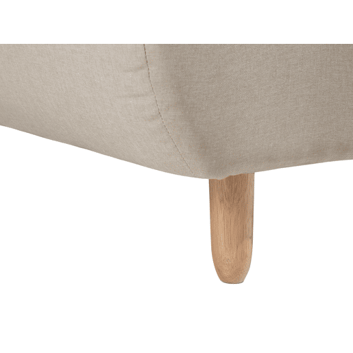 Chaise longue ALSTEN Tecido Creme Chaise longue ALSTEN Tecido Creme