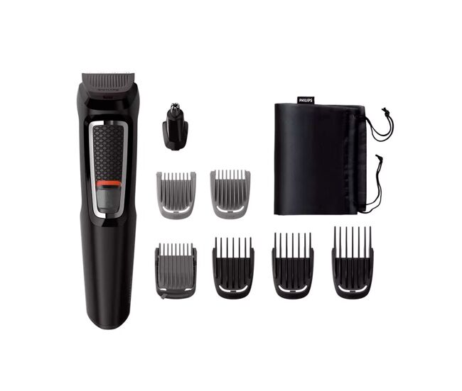 Cortapelos multigroom philips mg3730/15 inalámbrica negro