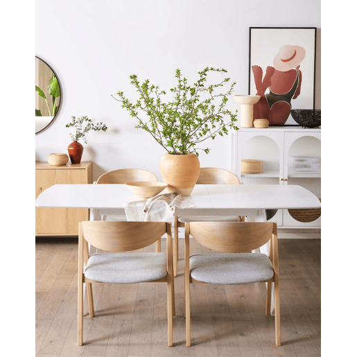 Armário com vitrine SARRE Metal 90 cm Branco