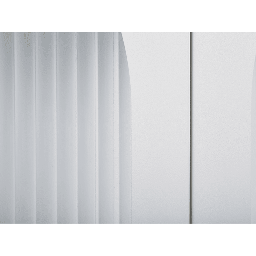Armário com vitrine SARRE Metal 90 cm Branco