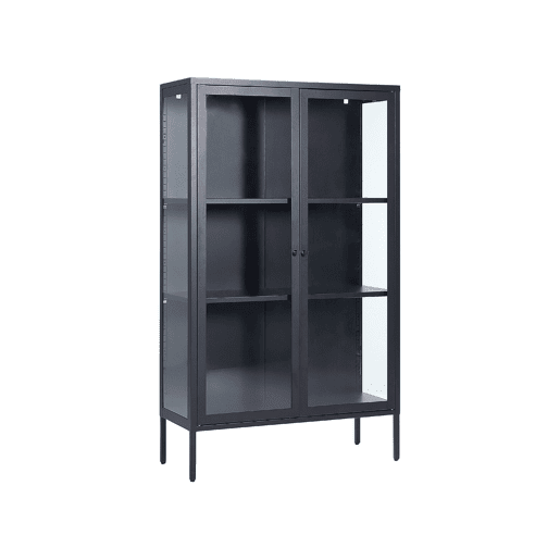 Armário expositor NASH Metal 90 cm Preto