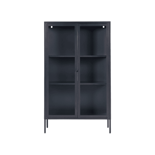 Armário expositor NASH Metal 90 cm Preto