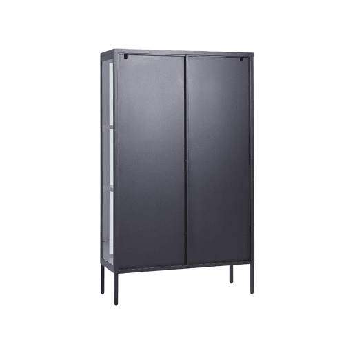 Armário expositor NASH Metal 90 cm Preto
