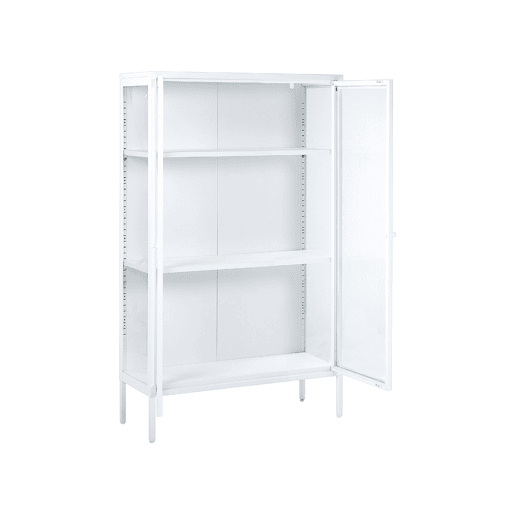 Armário expositor NASH Metal 90 cm Branco Armário expositor NASH Metal 90 cm Branco