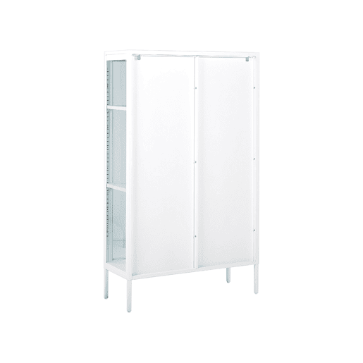 Armário expositor NASH Metal 90 cm Branco Armário expositor NASH Metal 90 cm Branco