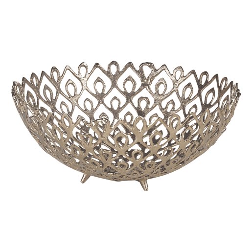 Conjunto de 2 taças decorativas GROGOL Metal Dourado
