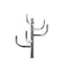 Beliani Perchero Acero inoxidable TRENTON Beliani Perchero Acero inoxidable TRENTON Plateado