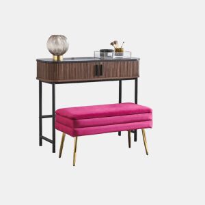 Beliani Banco de cama Veludo DURHAM