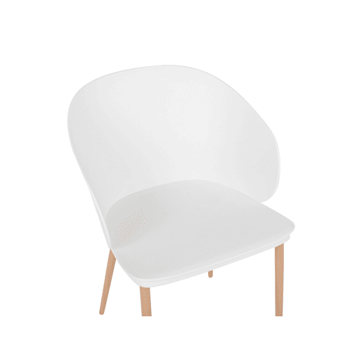 Conjunto de 2 cadeiras de jantar BLAYKEE Branco