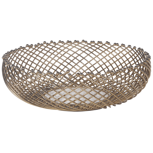 Conjunto de 2 taças decorativas BALIUNG Metal Dourado