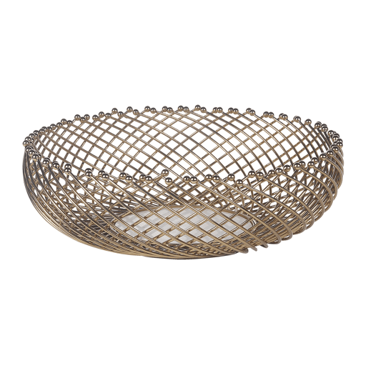 Conjunto de 2 taças decorativas BALIUNG Metal Dourado