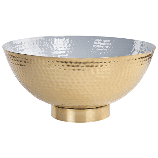 Set of 3 Decorative Bowls BARU Metal Dourado