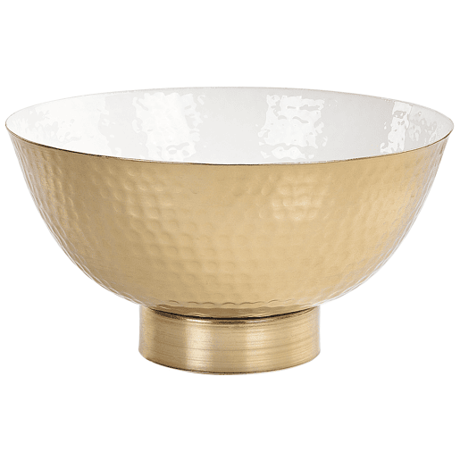 Set of 3 Decorative Bowls BARU Metal Dourado