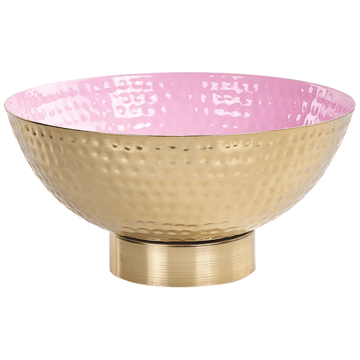 Set of 3 Decorative Bowls BARU Metal Dourado