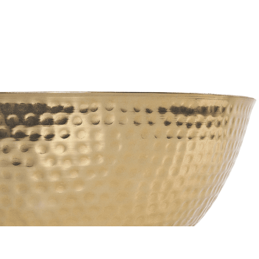 Set of 3 Decorative Bowls BARU Metal Dourado