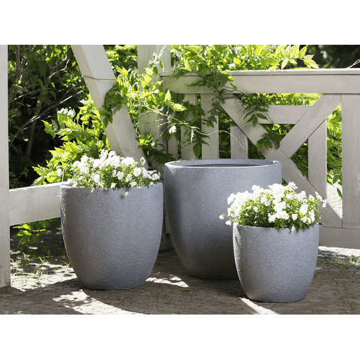 Vaso KANNIA 36 cm Cinzento claro Vaso KANNIA 36 cm Cinzento claro