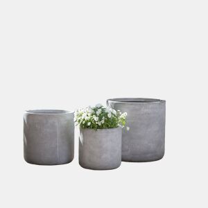 Vaso MESSENE 51 cm Cinzento claro