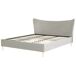 Beliani Cama Terciopelo CHALEIX 188x212 Beliani Cama Terciopelo CHALEIX 188x212 Gris Claro