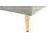 Beliani Cama Terciopelo CHALEIX 188x212 Beliani Cama Terciopelo CHALEIX 188x212 Gris Claro