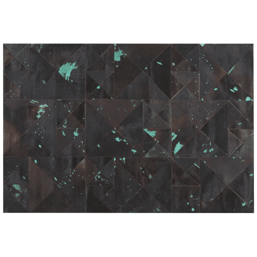 Tapete ATALAN Castanho 160 x 230 cm Pele