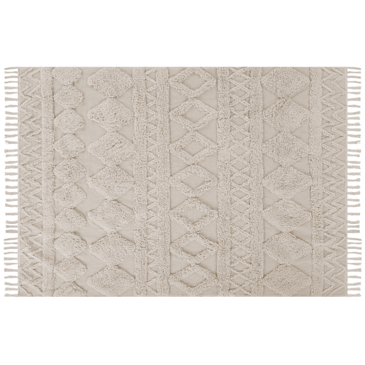 Tapete DIDIM Creme 160 x 230 cm Algodão