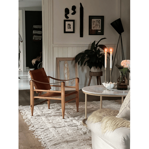Tapete DIDIM Creme 160 x 230 cm Algodão