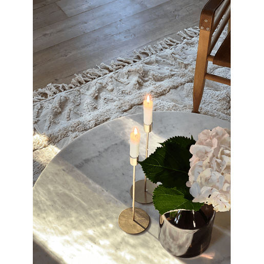Tapete DIDIM Creme 160 x 230 cm Algodão