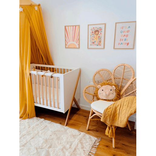 Tapete DIDIM Creme 160 x 230 cm Algodão