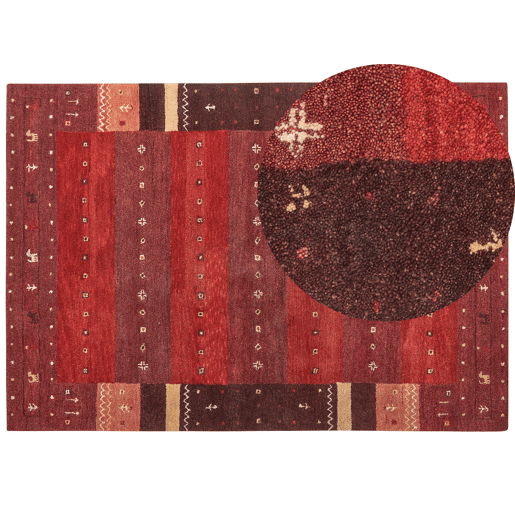 Tapete SINANLI Multicolor 160 x 230 cm Lã Gabbeh Tapete SINANLI Multicolor 160 x 230 cm Lã Gabbeh