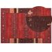 Beliani De pelo corto SINANLI 160x230 Beliani De pelo corto SINANLI 160x230 Rojo