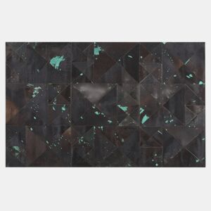 Tapete ATALAN Castanho 140 x 200 cm Pele